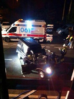 Imagen de un accidente