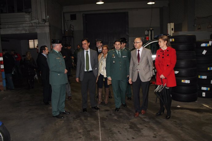 El delegado del Gobierno visita el Subsector de Tráfico en Zamora