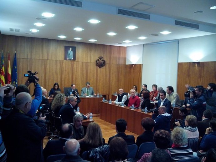 Pleno del Ayuntamiento de Orihuela (Alicante)