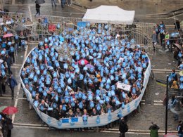 Acto en Pamplona para reclamar el fin de la dispersión de los presos de ETA