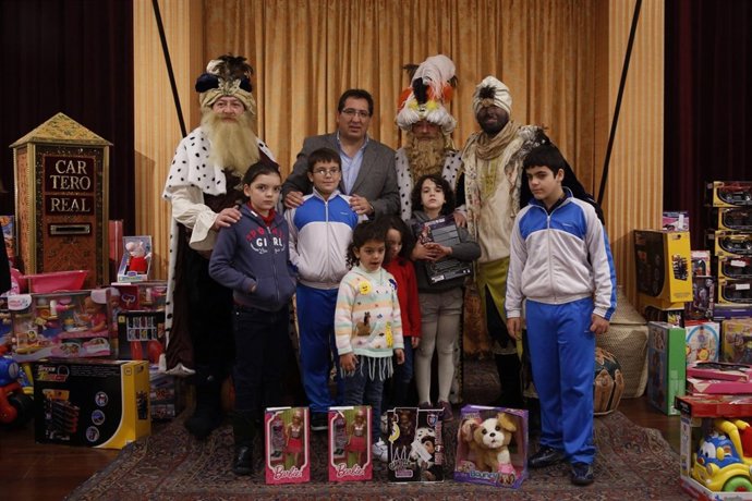 Pulido junto a los Reyes Magos