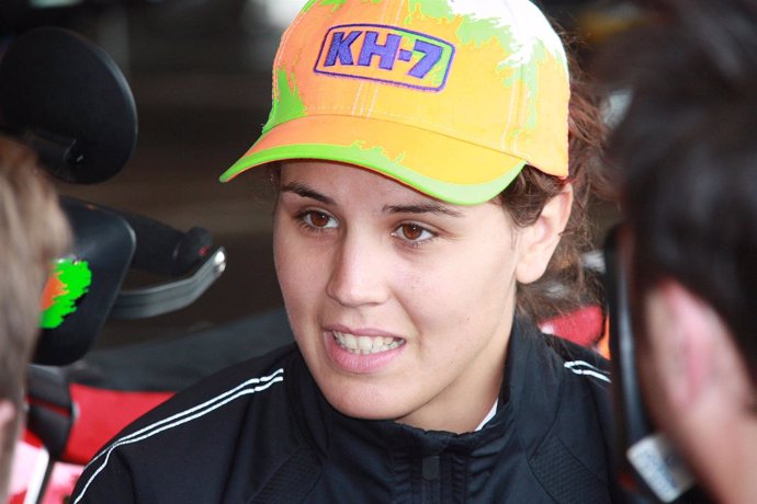 Laia Sanz en la previa del Dakar 2014