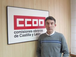 El secretario general de CCOO en CyL, Ángel Hernández