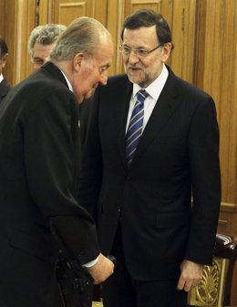El Rey y Rajoy en la jura del CGPJ