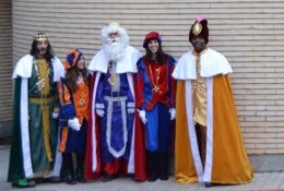Los Reyes Magos visitan el Hospital Clínico de Zaragoza