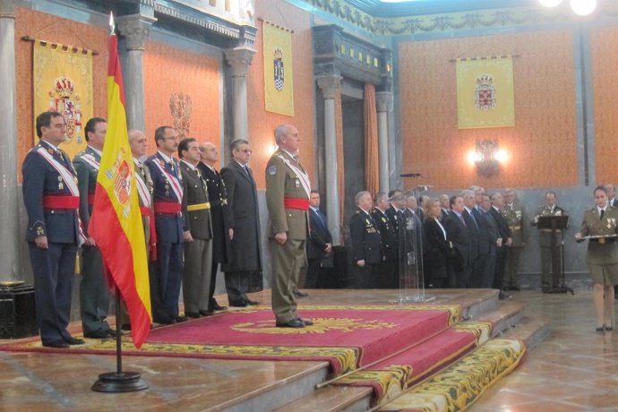 Celebración de la Pascua Militar de 2014 en Salón del Trono de Capitanía General