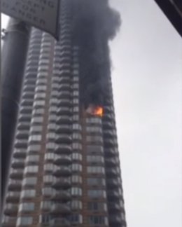 Incendio rascacielos en Manhattan