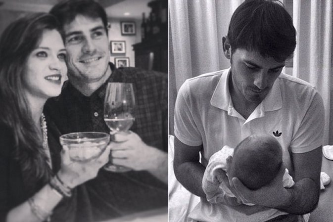 Iker Casillas presenta a su bebé