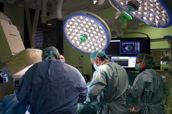 Quirófano pionero del Vall d'Hebron para tratar cardiopatías complejas