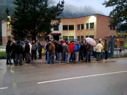 Trabajadores de Felguera Melt.