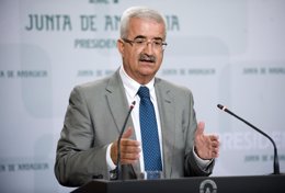 Manuel Jiménez Barrios, en su primera comparecencia tras un Consejo de Gobierno