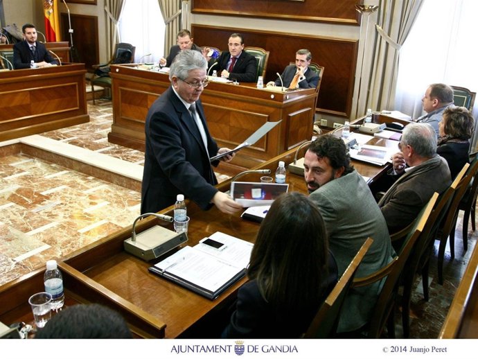 Pleno del Ayuntamiento de Gandia 