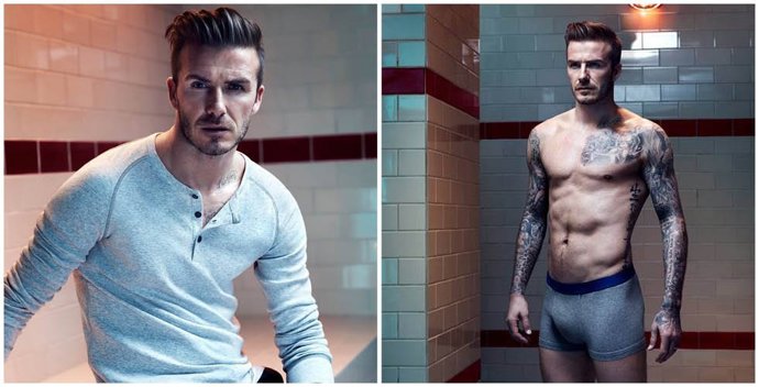 David Beckham para H&M a la venta en directo durante la superbowl