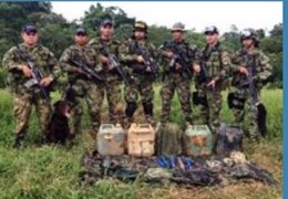 Campo minado por las FARC