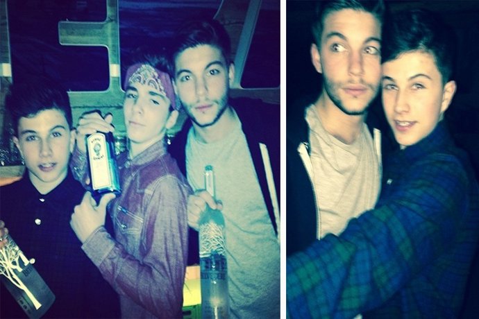 Críticas para Madonna al colgar una foto de su hijo Rocco con una botella de Gin
