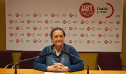 La secretaria de la FSP de UGT en CyL, Carmen Amez