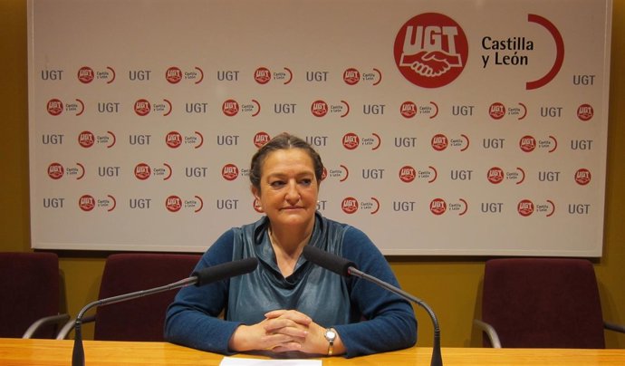La secretaria de la FSP de UGT en CyL, Carmen Amez