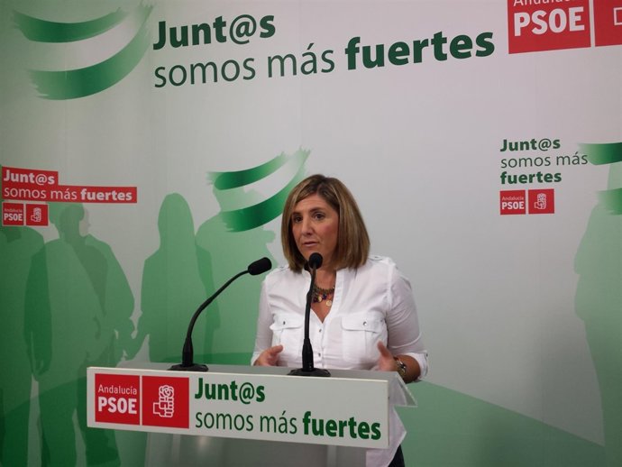 La secretaria general del PSOE de Cádiz, Irene García