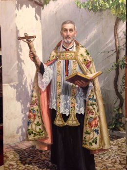 Lienzo de San Juan de Ávila que se enviará al Vaticano