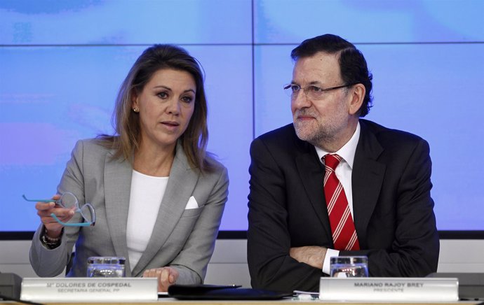Mariano Rajoy, en el comité ejecutivo del PP