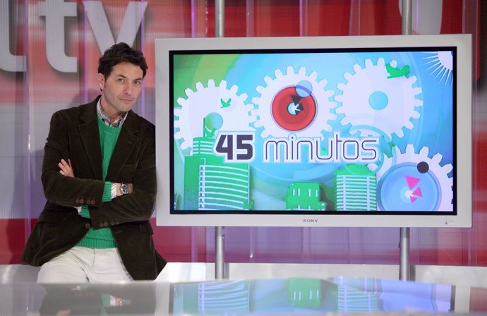El presentador de '45 Minutos', Miguel Castañeda