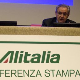 El presidente de Alitalia, Roberto Colaninno