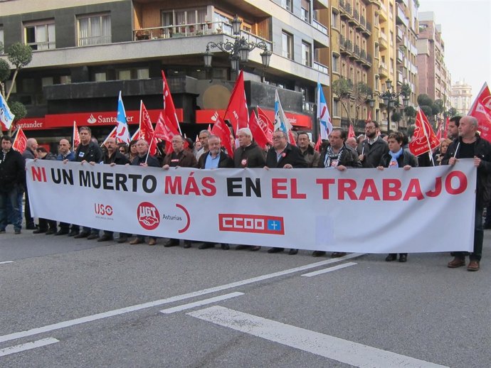 Concentración contra la siniestralidad laboral