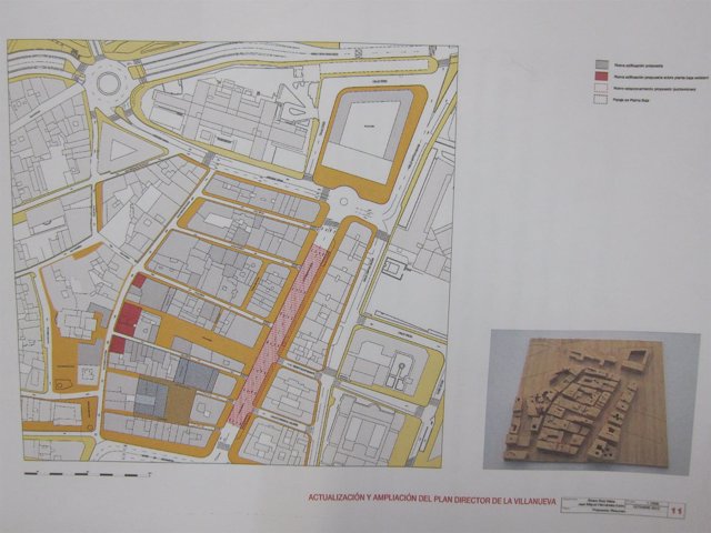 Mapa del Plan Director de la Villanueva en Logroño