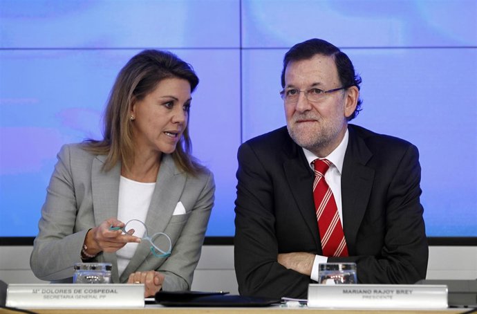 Mariano Rajoy, en el comité ejecutivo del PP