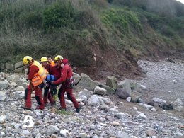 Rescate en Candás