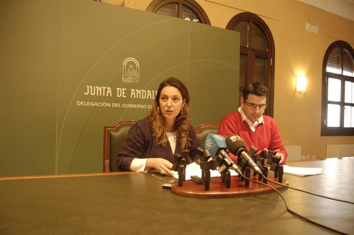 Ambrosio y García en la rueda de prensa