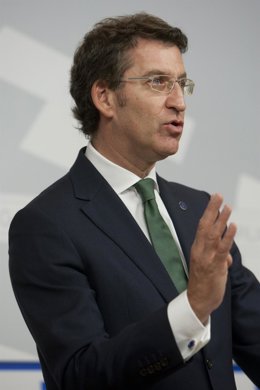 El presidente de la Xunta en la rueda de prensa tras el Consello de 9 de enero