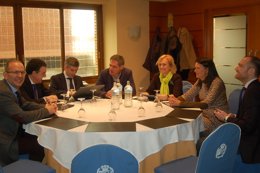 Un momento de la reunión