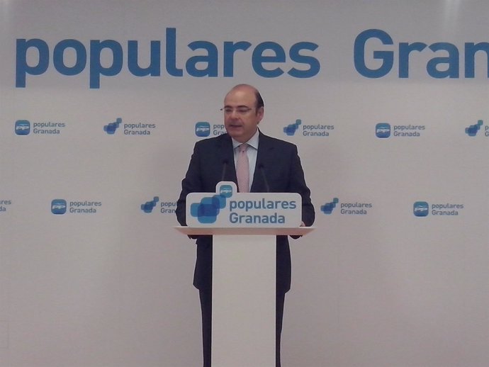 El presidente provincial del PP de Granada, Sebastián Pérez.