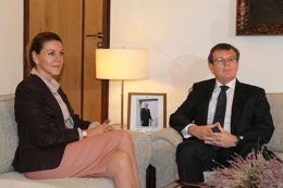 Mª Dolores de Cospedal y Miguel Ángel Collado