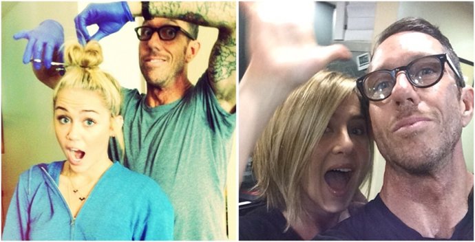 Jennifer Aniston enfadada con su estilista por prestarle atención a Miley Cyrus