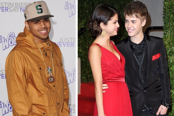 Chris Brown también ayudó en la nueva oportunidad de Justin y Selena