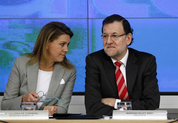 Mariano Rajoy, en el comité ejecutivo del PP