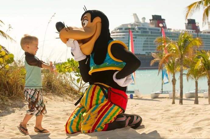 Disney Cruise Line en la isla privada de Castaway