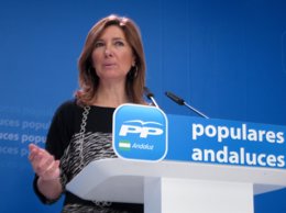 Alicia Martínez hoy en rueda de prensa