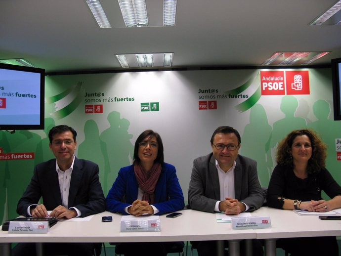 Comisión ejecutiva provincial (CEP) Fernández, Gámez, Heredia y Serrano