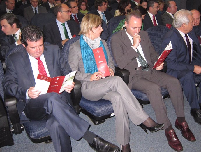 José Císcar, Sonia Castedo y Alberto Fabra en una imagen de archivo