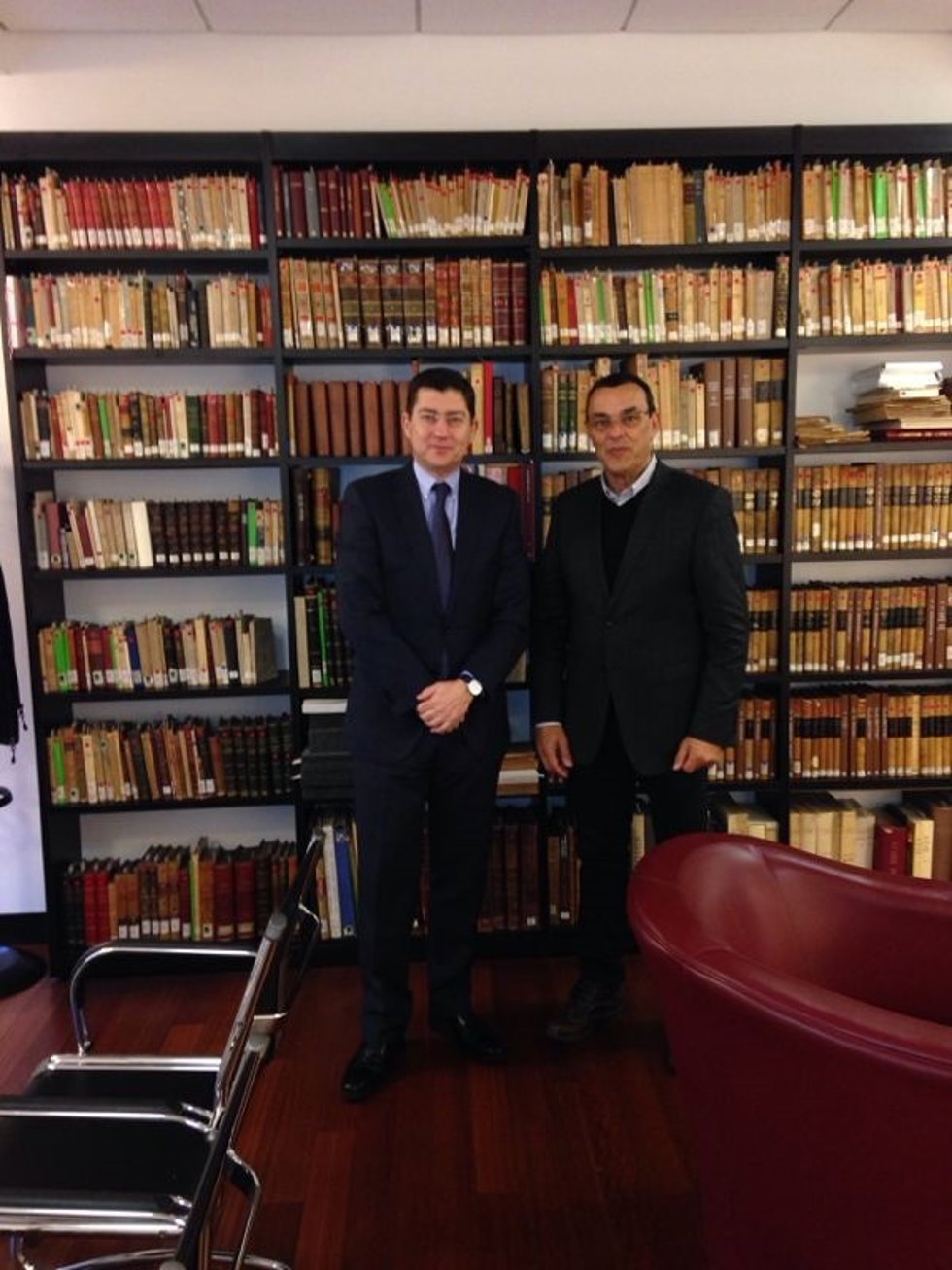 Ignacio Caraballo en el Instituto Cervantes de Nueva York. 