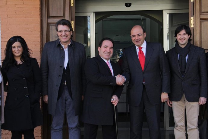 El presidente de la Diputación visita Churriana de la Vega