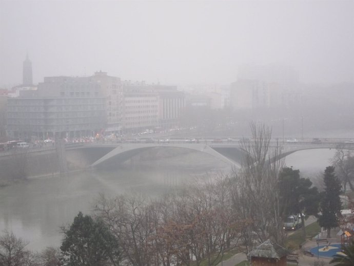Niebla En La Capital Aragonesa