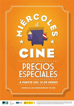 La industria cinematográfica pone en marcha "Miércoles al cine"