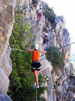 Vía Ferrata en Málaga