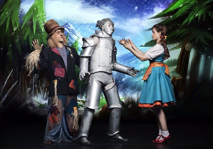 Una de las escenas del musical 'El Mago de Oz'