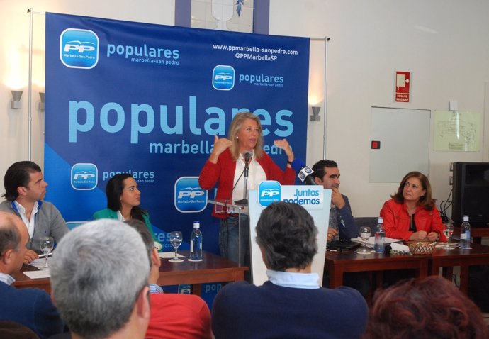 La alcaldesa de Marbella Ángeles Muñoz (PP)