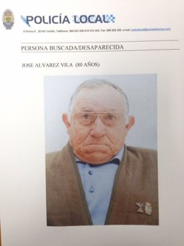José Álvarez, anciano desaparecido en Tomiño (Pontevedra)